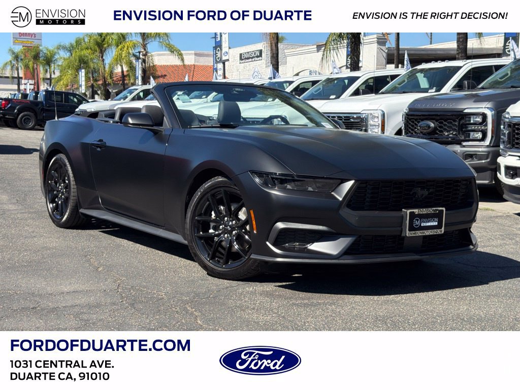 New 2026 Ford Mustang Convertible w/ Mustang Nite Pony Package RWD image 1