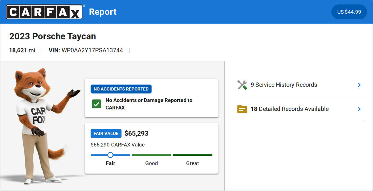 Used 2023 Porsche Taycan w/ Premium Package RWD image 6