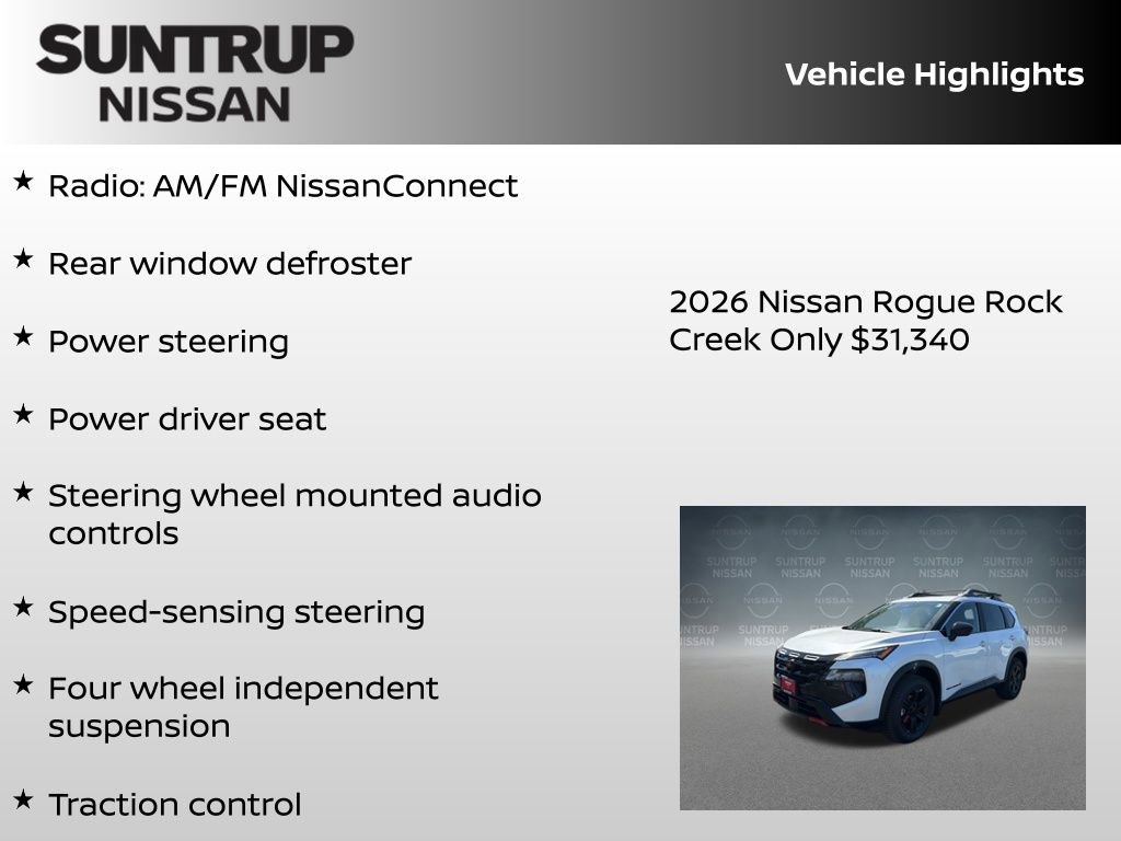 New 2026 Nissan Rogue SV AWD/4WD image 8