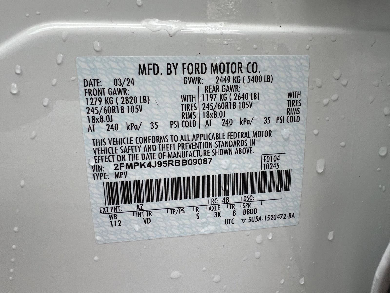 Used 2024 Ford Edge SEL w/ Convenience Package AWD/4WD image 47