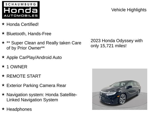 Certified 2023 Honda Odyssey Touring image 14
