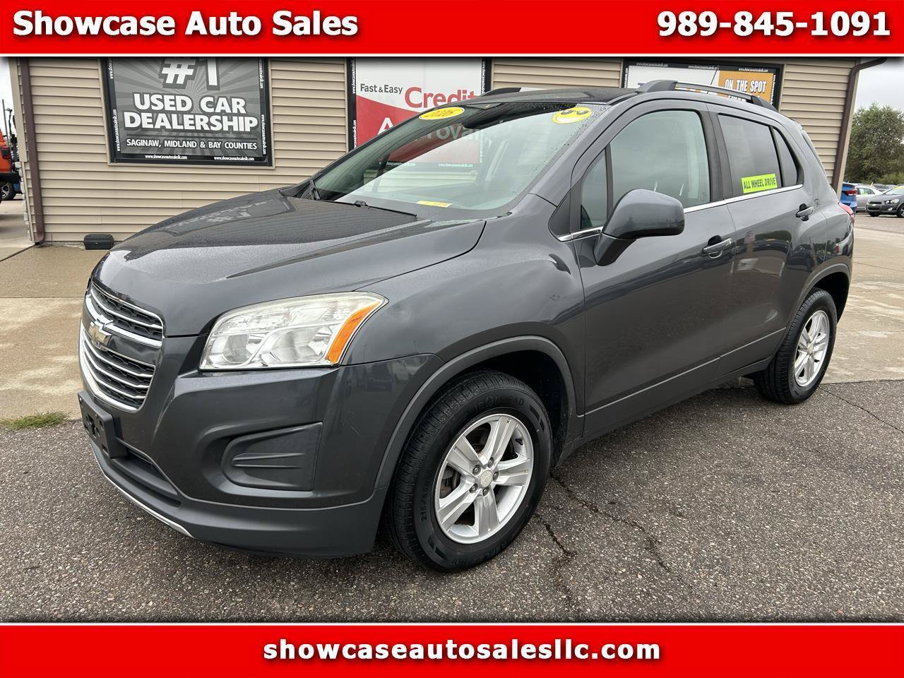 Used 2016 Chevrolet Trax LT w/ LT Sun and Sound Package AWD/4WD image 1