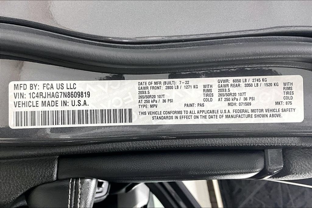 Used 2022 Jeep Grand Cherokee Altitude AWD/4WD image 42