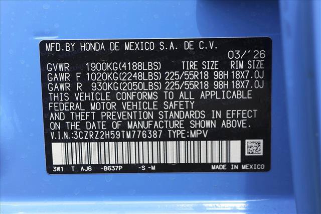 New 2026 Honda HR-V Sport image 24