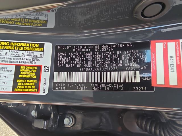 New 2026 Toyota Camry SE image 34