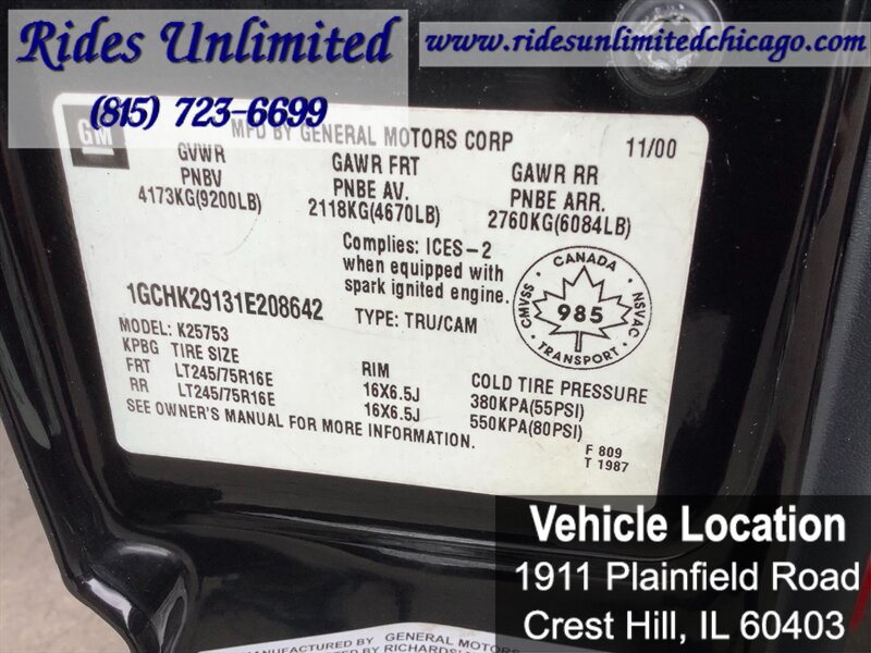 Used 2001 Chevrolet Silverado 2500 LS AWD/4WD image 19