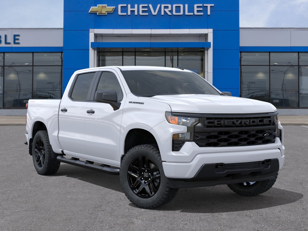 New 2026 Chevrolet Silverado 1500 Custom w/ Turbomax Blackout Package AWD/4WD image 7