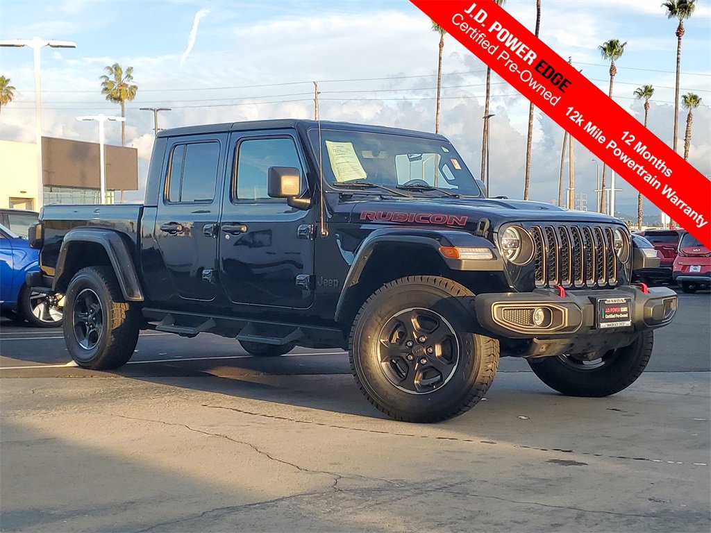 Used 2022 Jeep Gladiator Rubicon w/ LED Lighting Group image 1