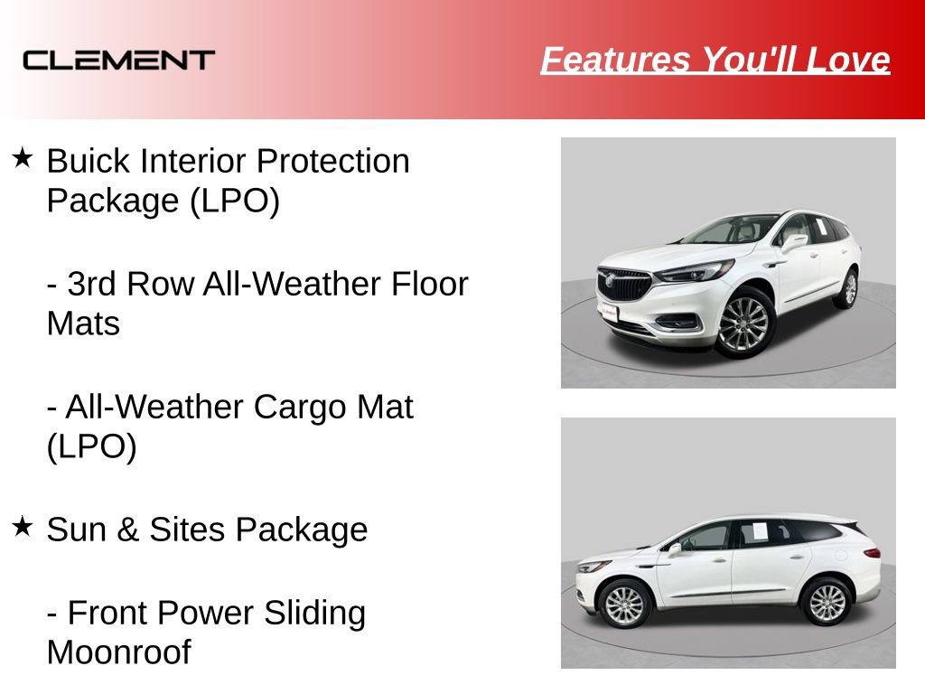 Used 2020 Buick Enclave Premium w/ Sun and Sites Package FWD image 19