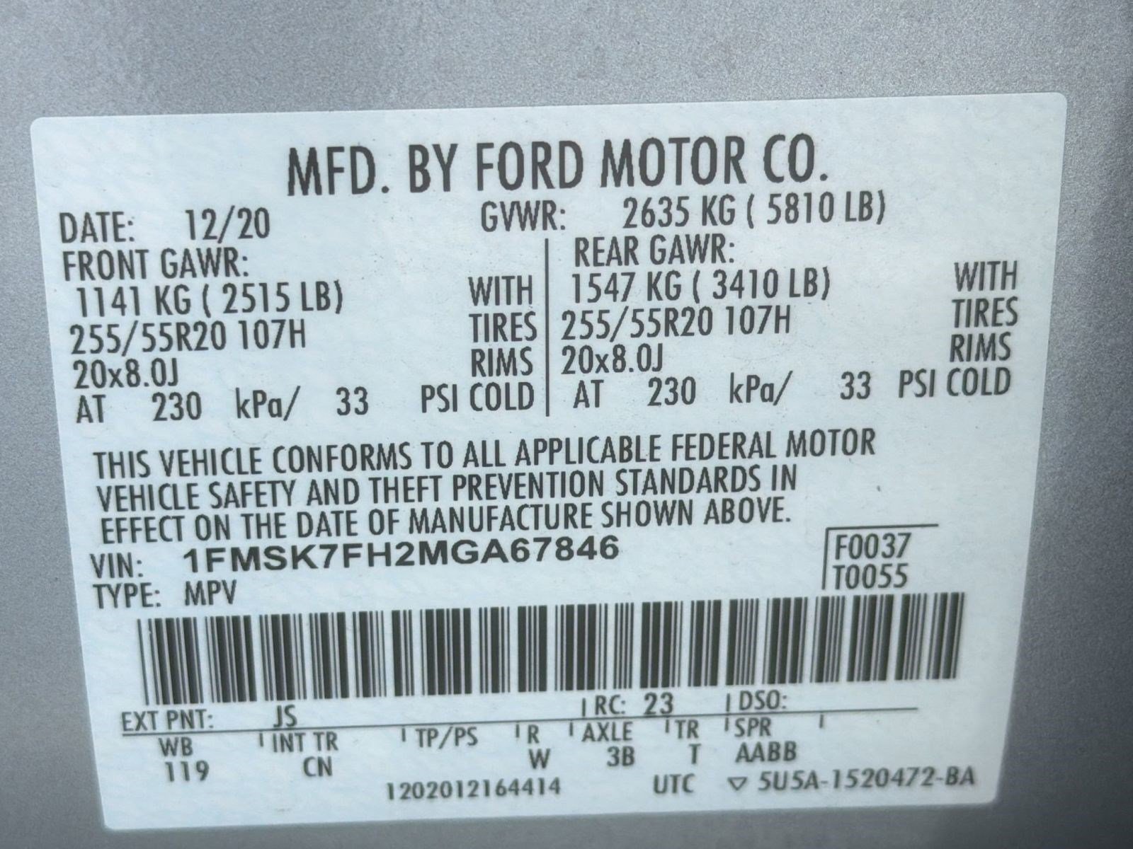 Used 2021 Ford Explorer Limited w/ Equipment Group 301A image 19