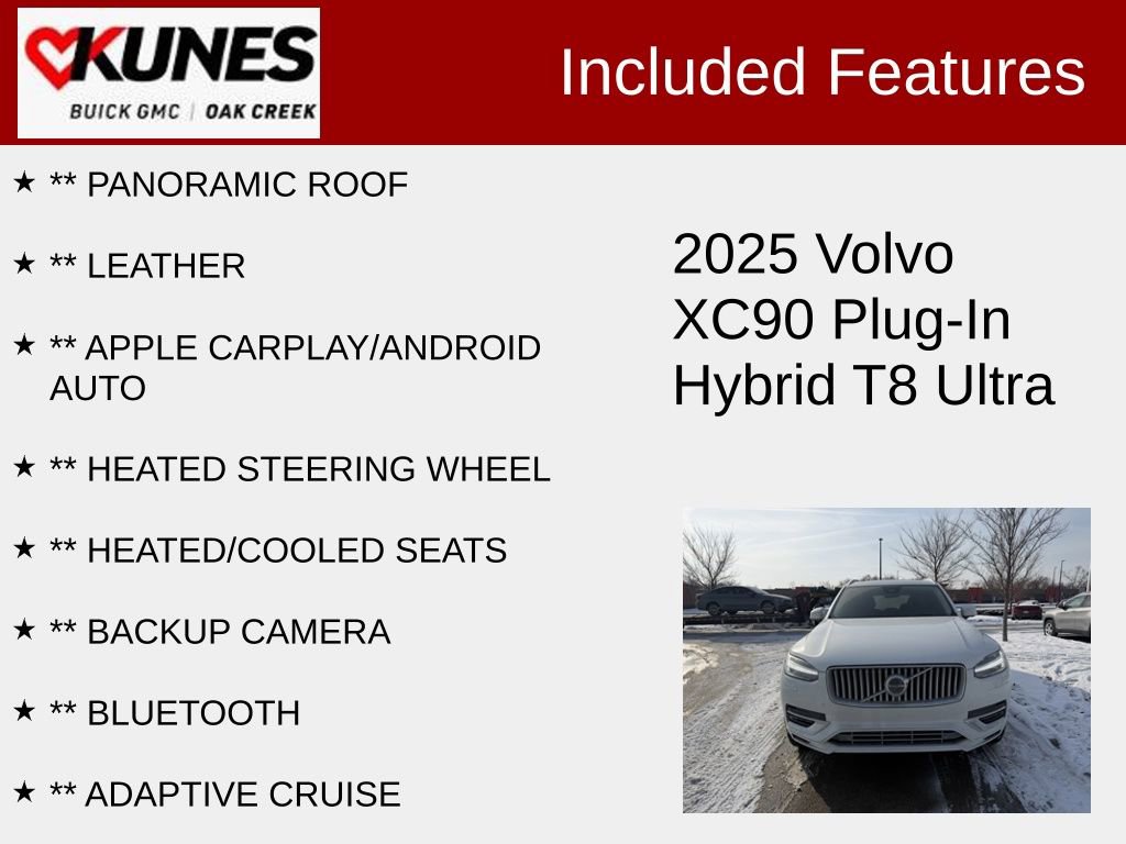 Used 2025 Volvo XC90 T8 Ultra w/ Protection Package Premier AWD/4WD image 2