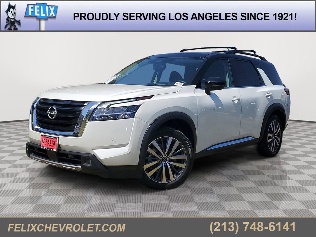 Used 2022 Nissan Pathfinder Platinum w/ Cargo Package FWD image 1