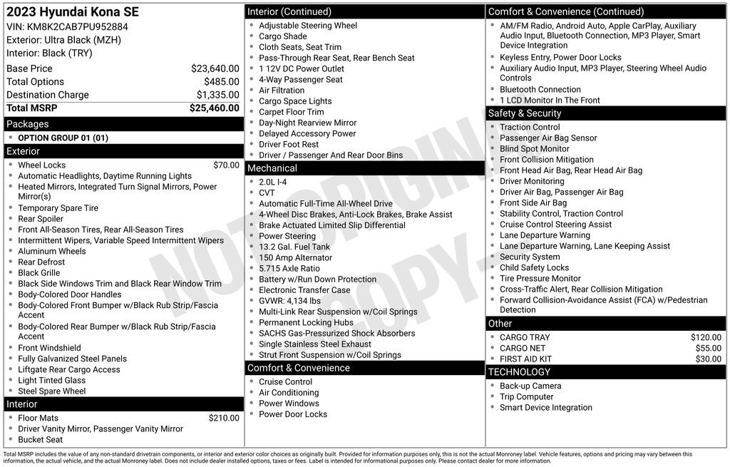 Certified 2023 Hyundai Kona SE image 5