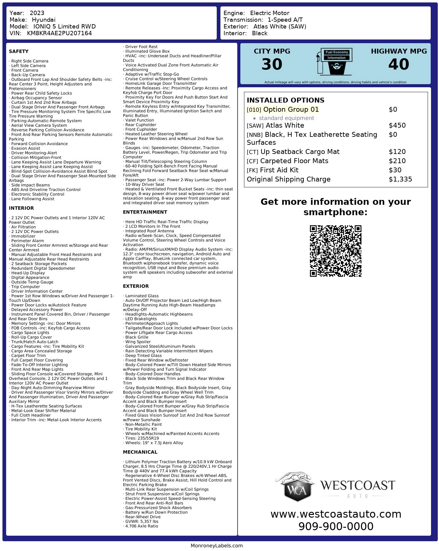 Used 2023 Hyundai Ioniq 5 Limited image 10