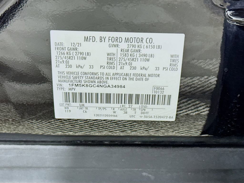 Used 2022 Ford Explorer ST w/ Equipment Group 401A image 34