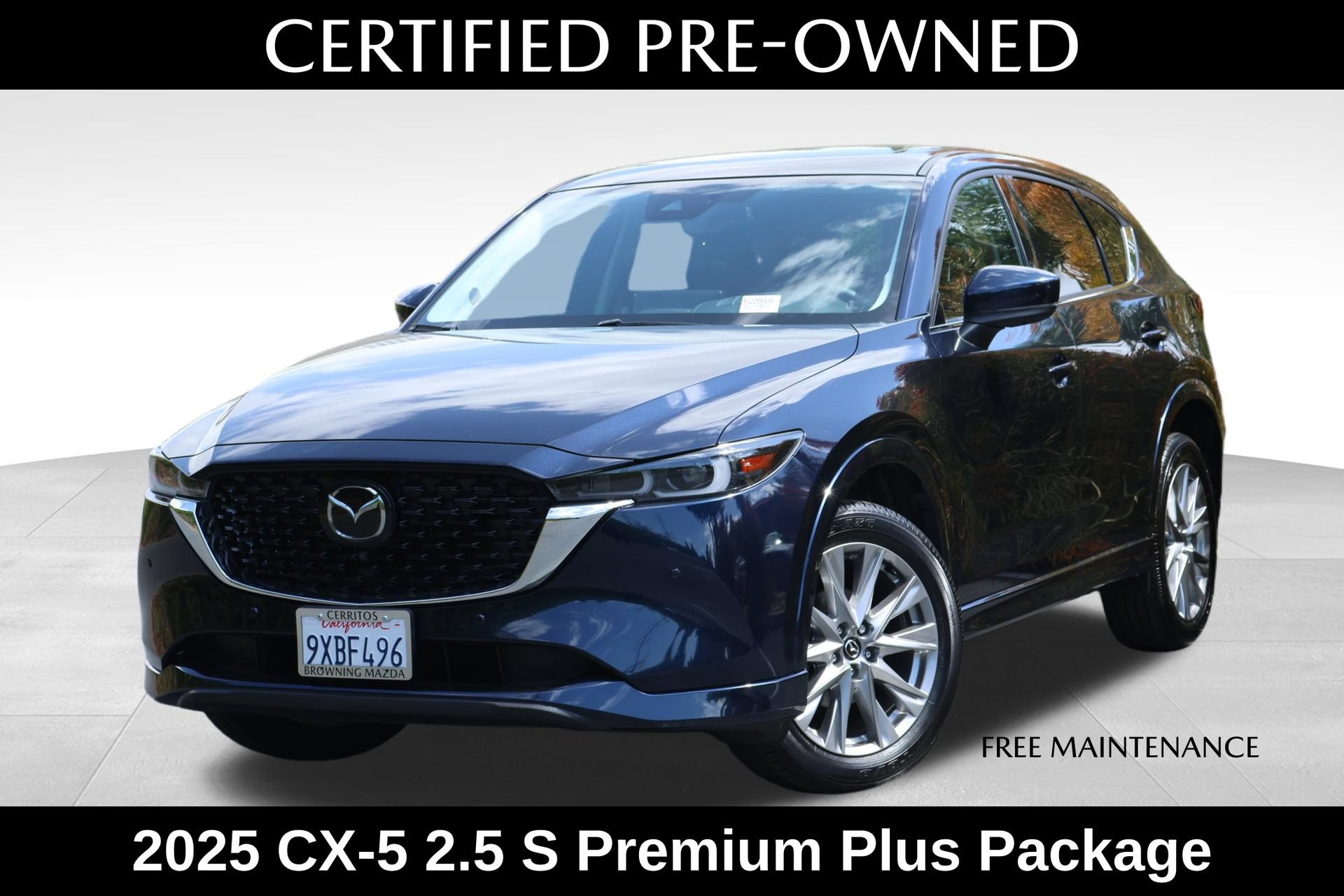 Certified 2025 MAZDA CX-5 AWD 2.5 S w/ Premium Plus Pkg image 1