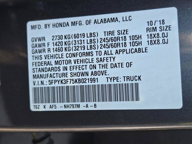 Used 2019 Honda Ridgeline RTL-E image 26
