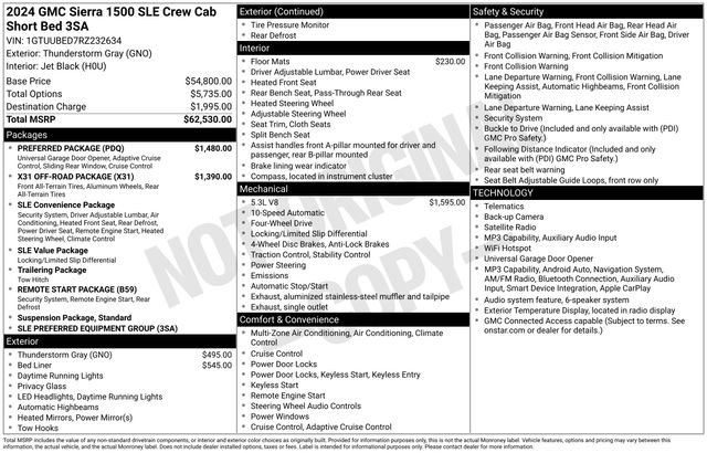 Used 2024 GMC Sierra 1500 SLE w/ Preferred Package AWD/4WD image 20