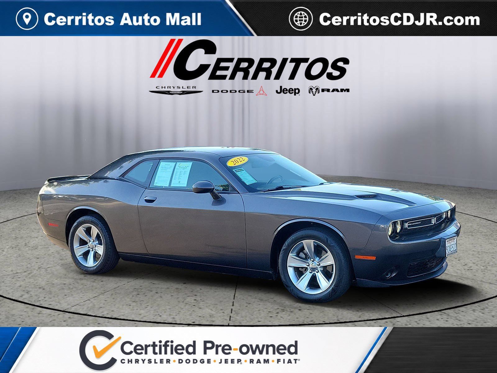 Certified 2022 Dodge Challenger SXT