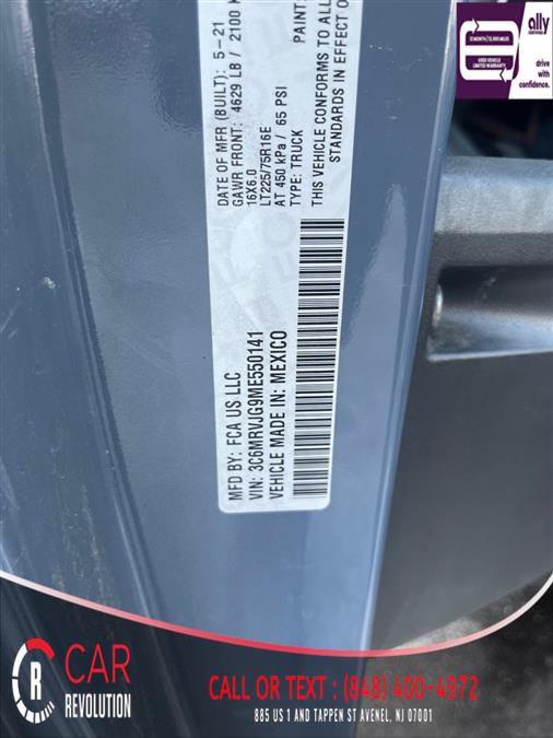 Used 2021 RAM ProMaster 3500 FWD image 9
