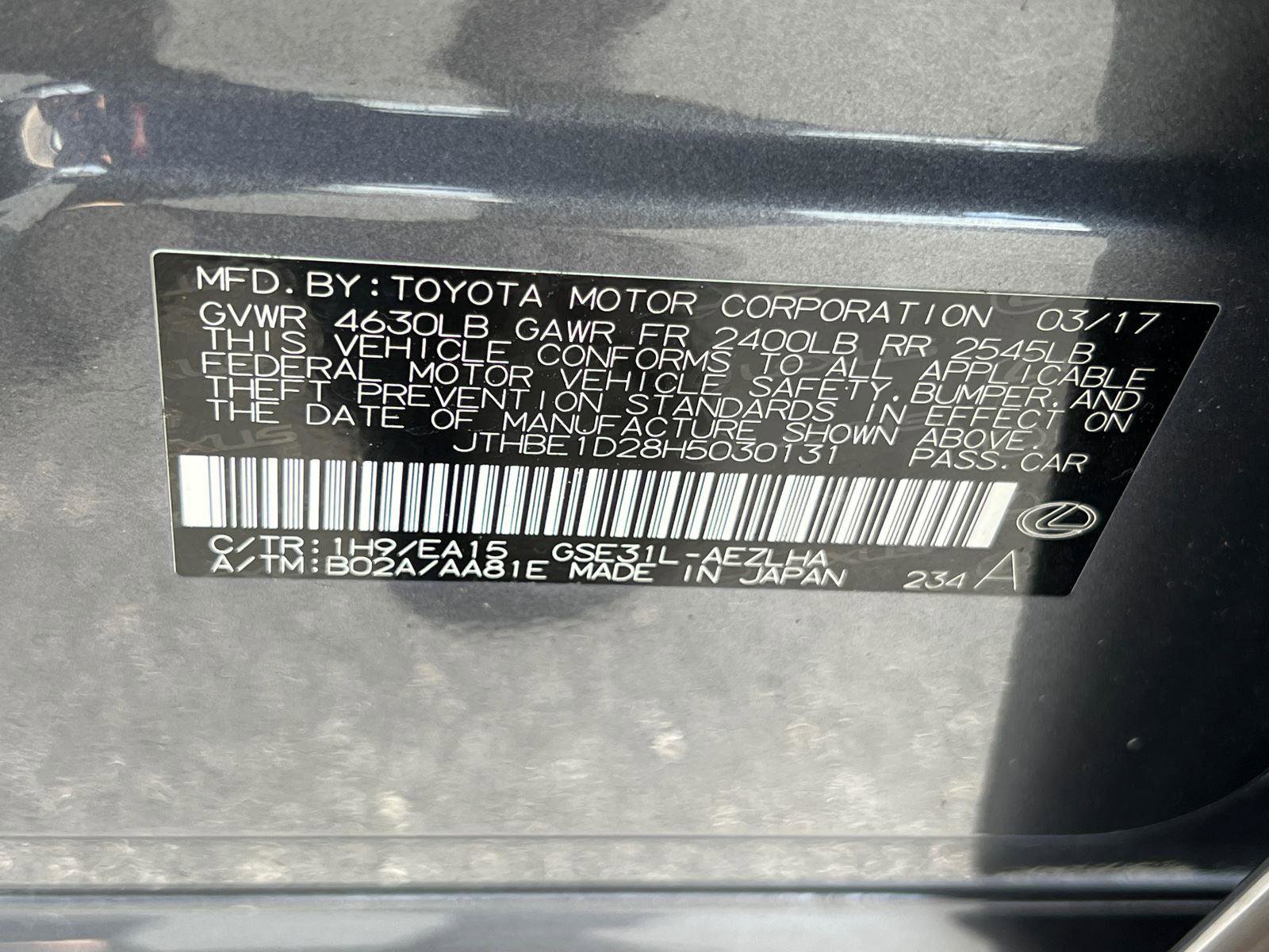 Used 2017 Lexus IS 350 F Sport w/ F Sport Package image 35