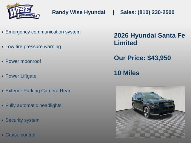 New 2026 Hyundai Santa Fe Limited AWD/4WD image 10
