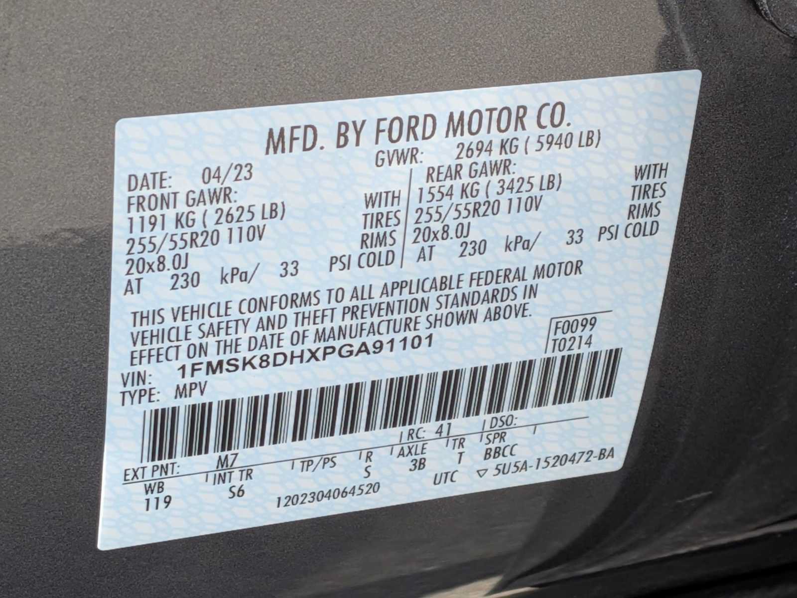 Used 2023 Ford Explorer XLT w/ Equipment Group 202A AWD/4WD image 33