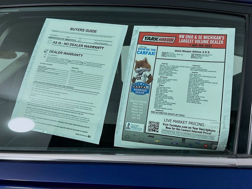 Used 2022 Nissan Altima 2.5 S image 14
