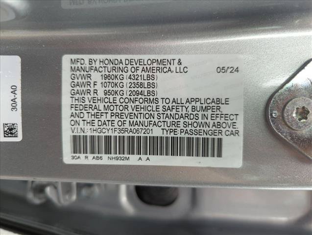 Certified 2024 Honda Accord EX image 24