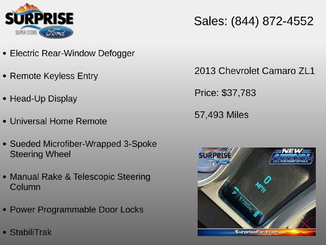 Used 2013 Chevrolet Camaro ZL1 RWD image 24