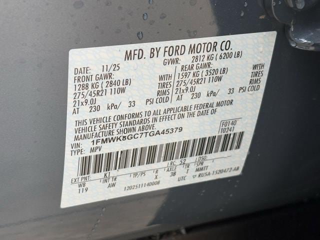 New 2026 Ford Explorer ST AWD/4WD image 28