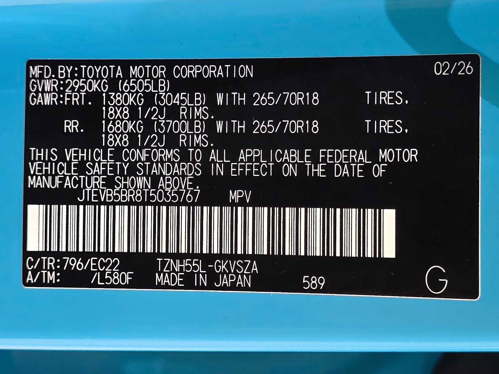 Certified 2026 Toyota 4Runner TRD Pro AWD/4WD image 32