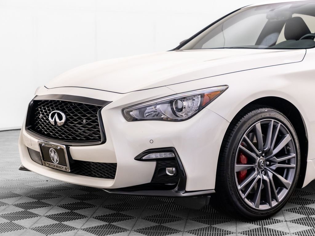 Used 2023 INFINITI Q50 Red Sport 400 w/ Carbon Fiber Package AWD/4WD image 39