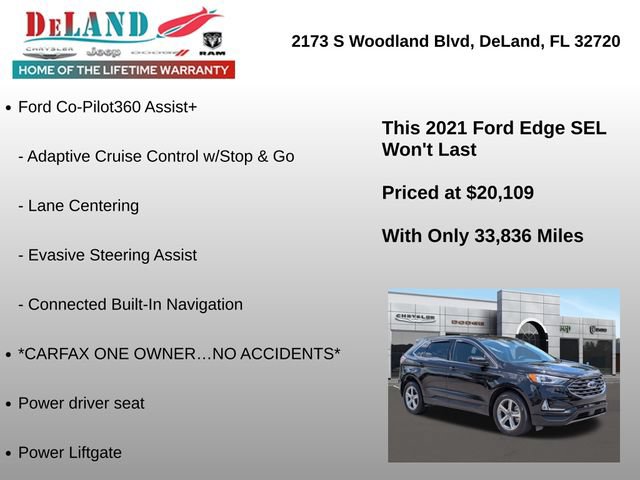 Used 2021 Ford Edge SEL w/ Convenience Package FWD image 6