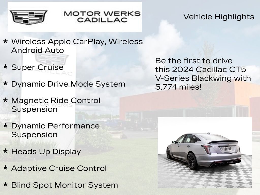 Used 2024 Cadillac CT5 V Blackwing w/ Carbon Fiber Package 2 image 15