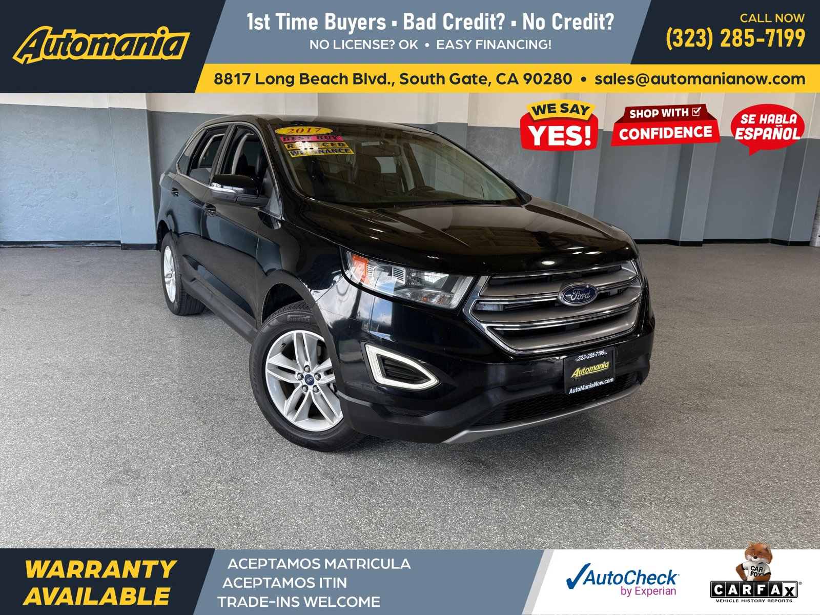 Used 2017 Ford Edge SEL w/ Equipment Group 201A