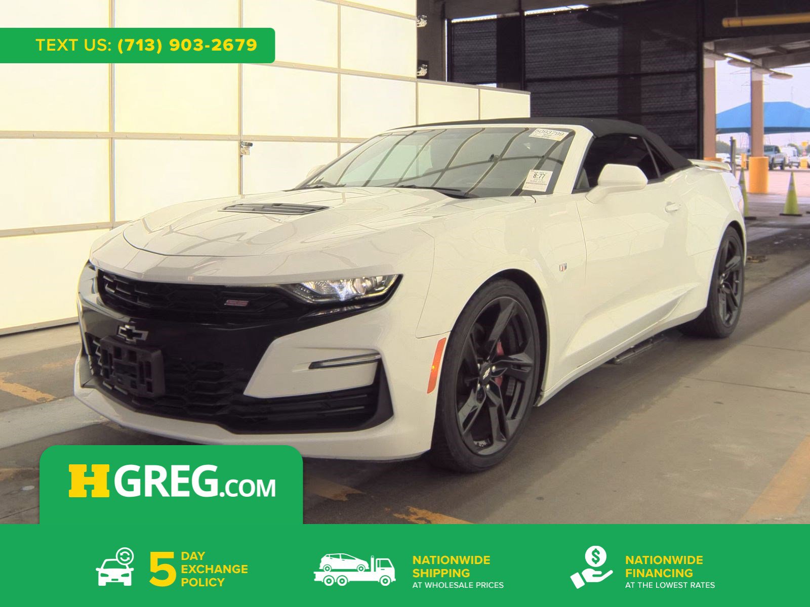 Used 2019 Chevrolet Camaro SS RWD image 1