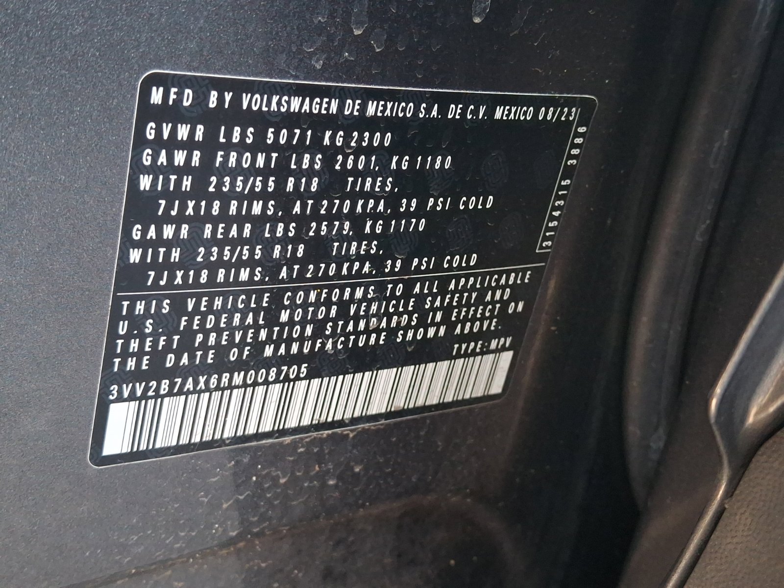 Certified 2024 Volkswagen Tiguan SE image 29