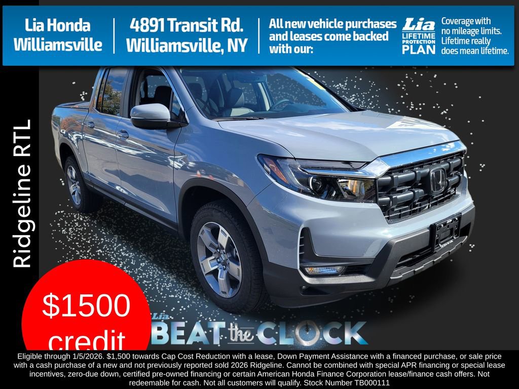 New 2026 Honda Ridgeline RTL image 1