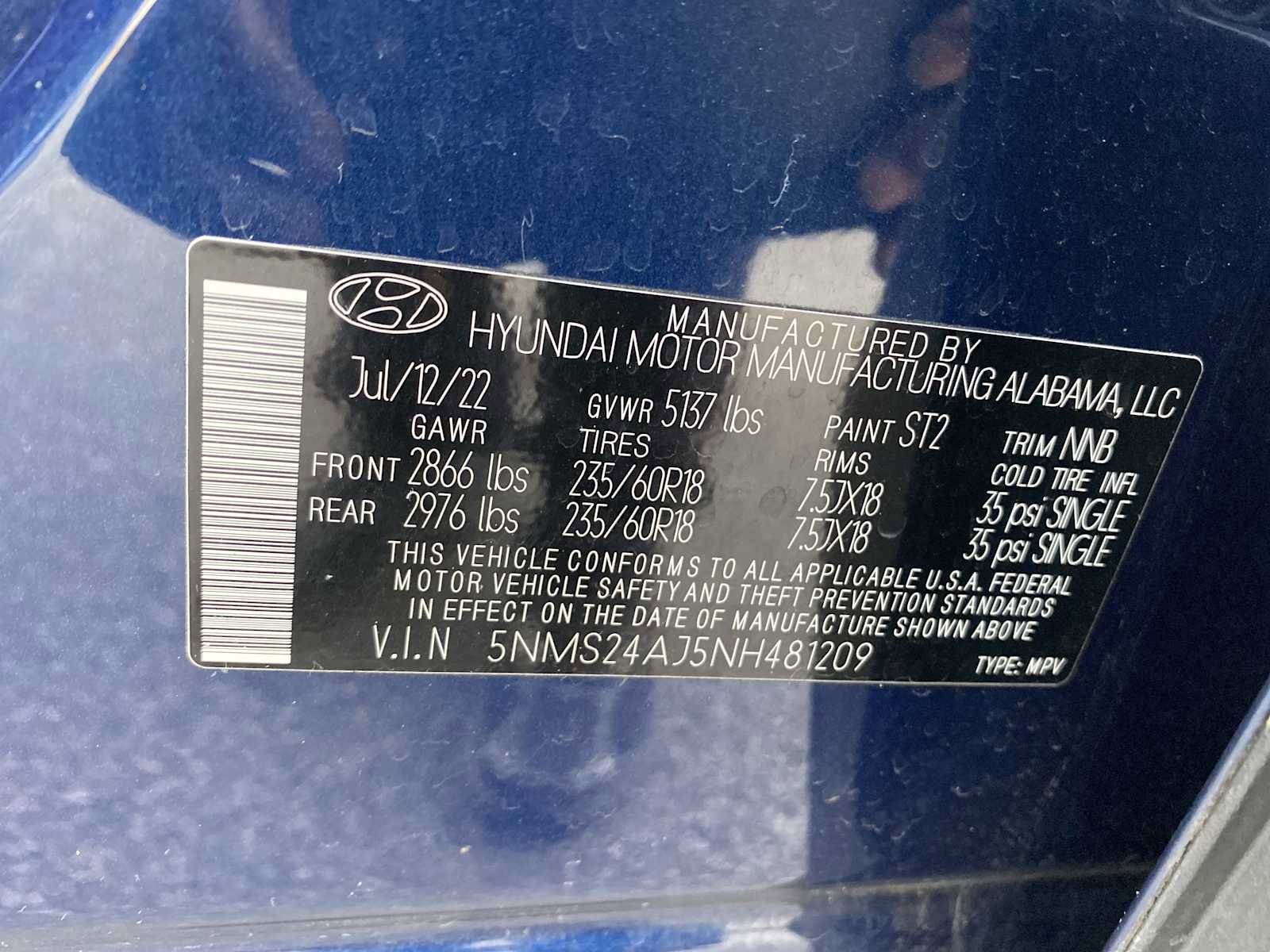 Certified 2022 Hyundai Santa Fe SEL w/ Cargo Package image 32