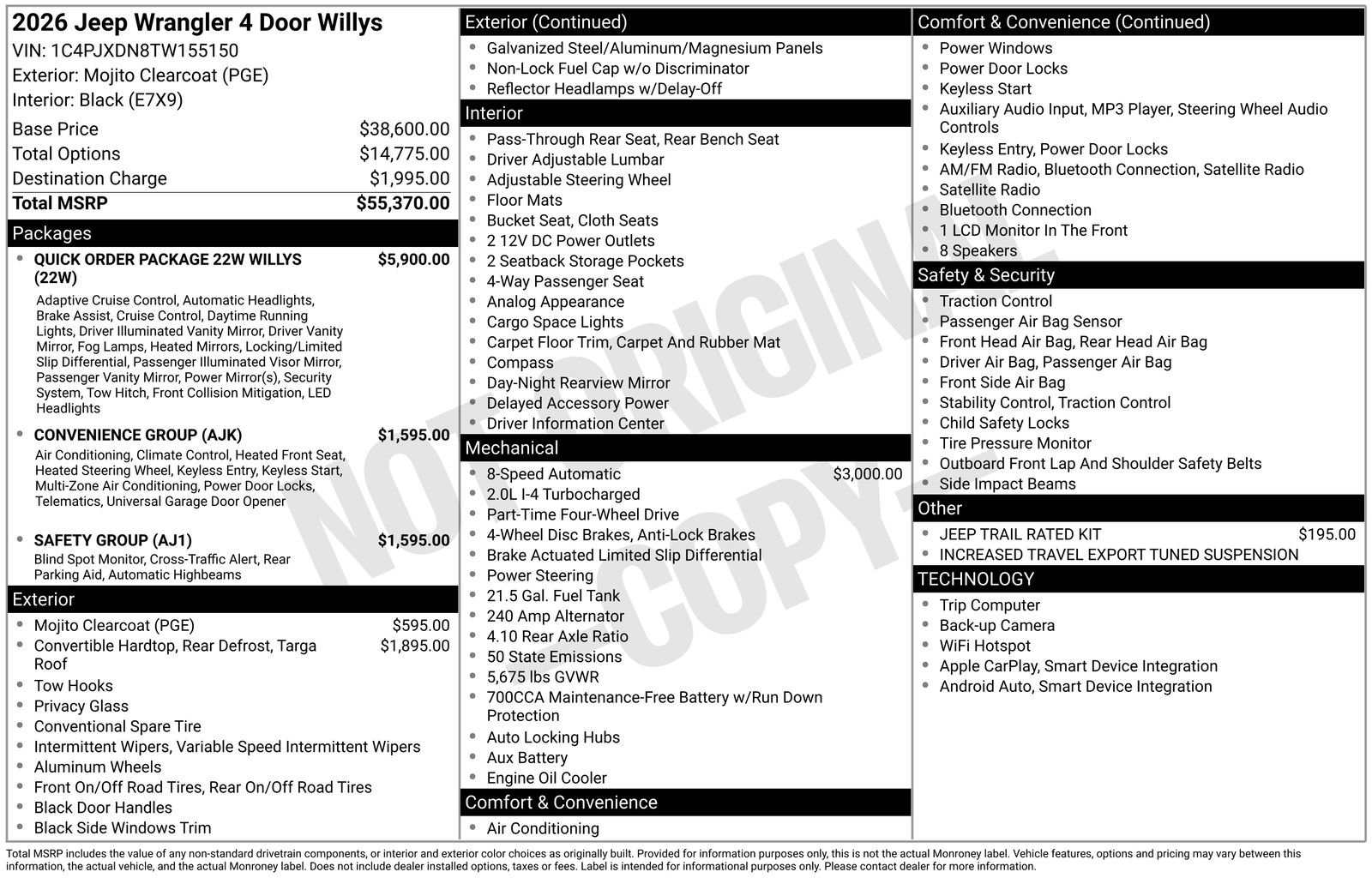 New 2026 Jeep Wrangler Willys image 33
