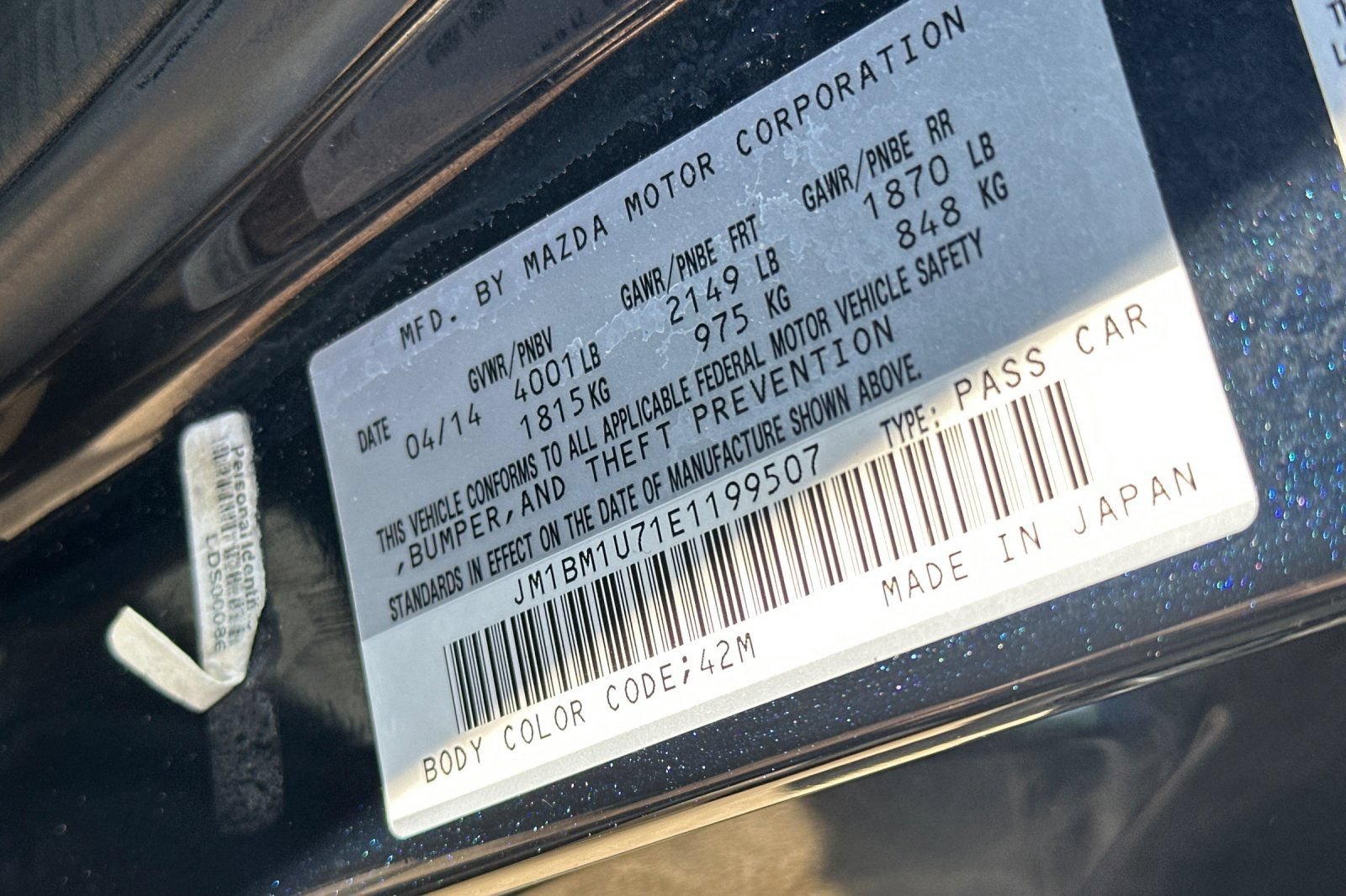 Used 2014 MAZDA MAZDA3 i Sport FWD image 26