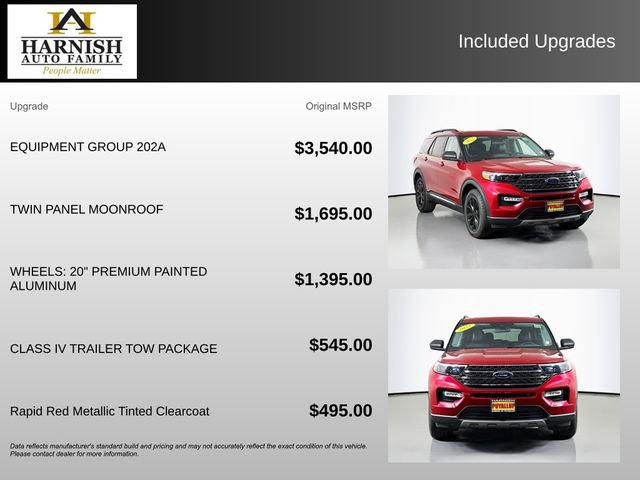 Used 2022 Ford Explorer XLT w/ Equipment Group 202A AWD/4WD video 4