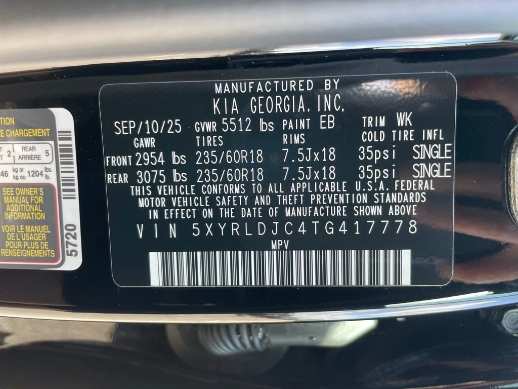 New 2026 Kia Sorento S w/ S Panoramic Sunroof Package image 36