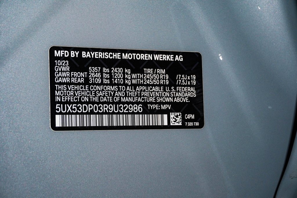 Used 2024 BMW X3 xDrive30i w/ Premium Package image 30