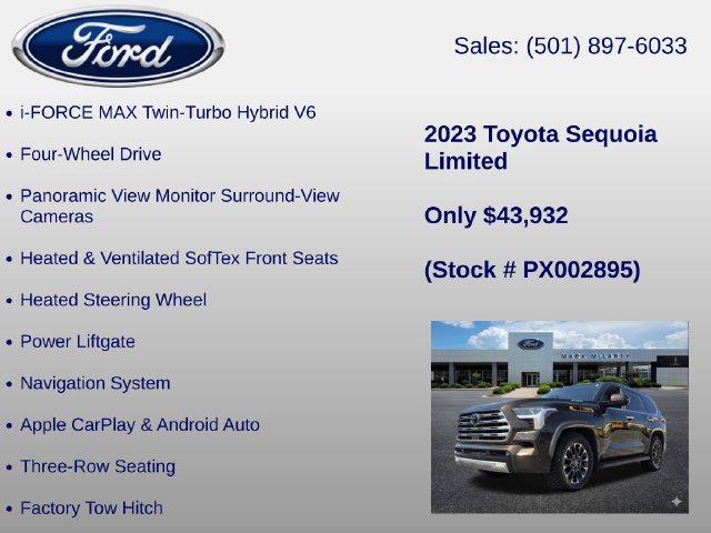 Used 2023 Toyota Sequoia Limited AWD/4WD image 6