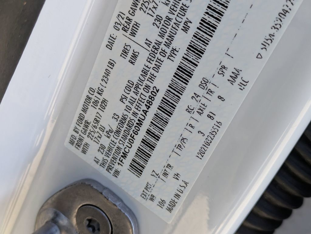 Used 2021 Ford Escape S image 32