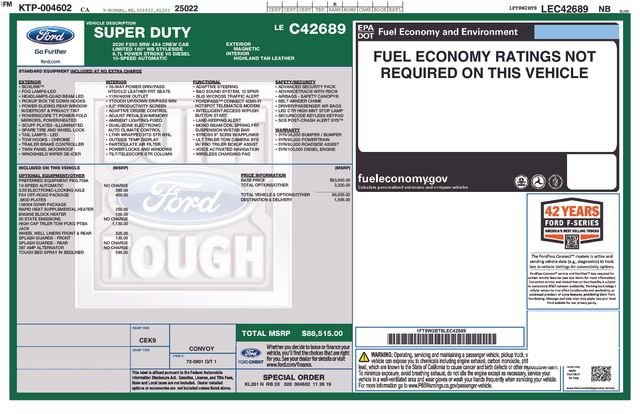 Used 2020 Ford F250 Limited w/ FX4 Off-Road Package image 38