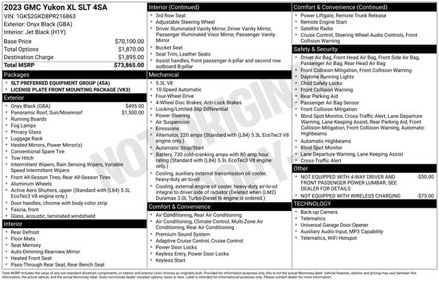 Certified 2023 GMC Yukon XL SLT image 34