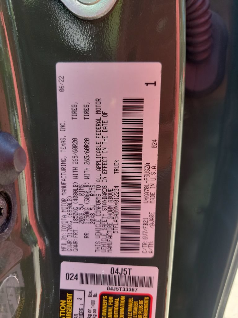 Used 2022 Toyota Tundra SR5 RWD image 38